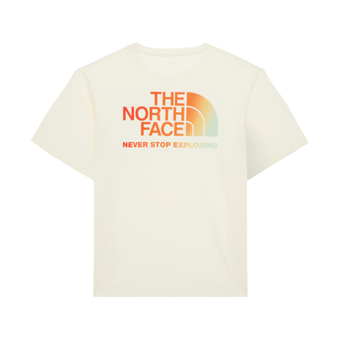 노스페이스 오로라 EX 숏슬리브 라운드 티셔츠 오프 화이트 - 25SS(The North Face Aurora EX S/S Round T-Shirt Off White - 25SS) - 2