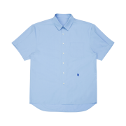 Ader Error Sig; BL Tag Half Sleeve Shirt 01 Sky Blue