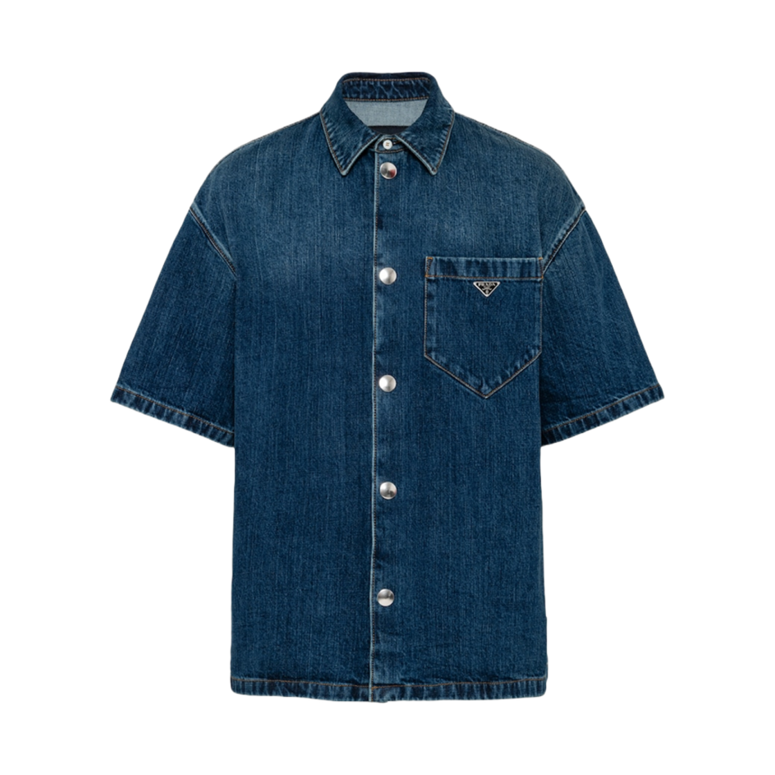 프라다 데님 셔츠 네이비(Prada Denim Shirt Navy)