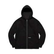Supreme Double Hood Facemask Zip Up Hooded Sweatshirt Black - 22FW
