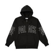 Palace Spider Zip Hood Shock Black - 23FW