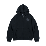 NOD Tired Harolde Zip Up Hoodie Black