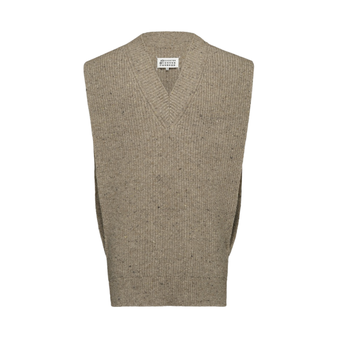 메종 마르지엘라 니트 타바드 탑 월넛