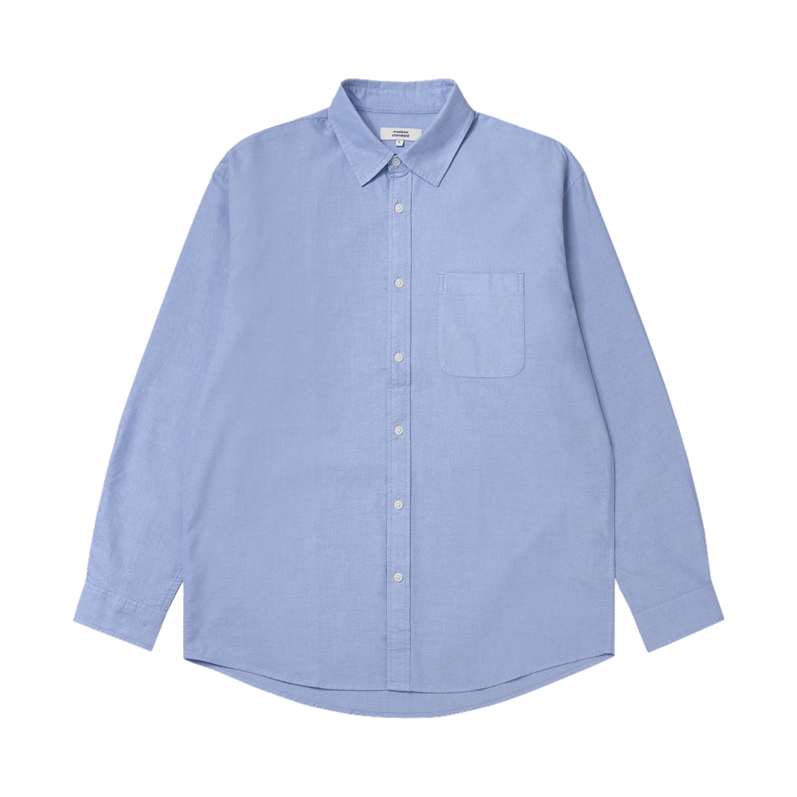 무신사 스탠다드 릴렉스드 핏 옥스포드 셔츠 블루(Musinsa Standard Relaxed Fit Oxford Shirt Blue)