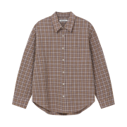 Permanent Archive Fine Checkered Shirt Purple & Yellow