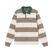 Stussy Big Stripe Rugby Natural