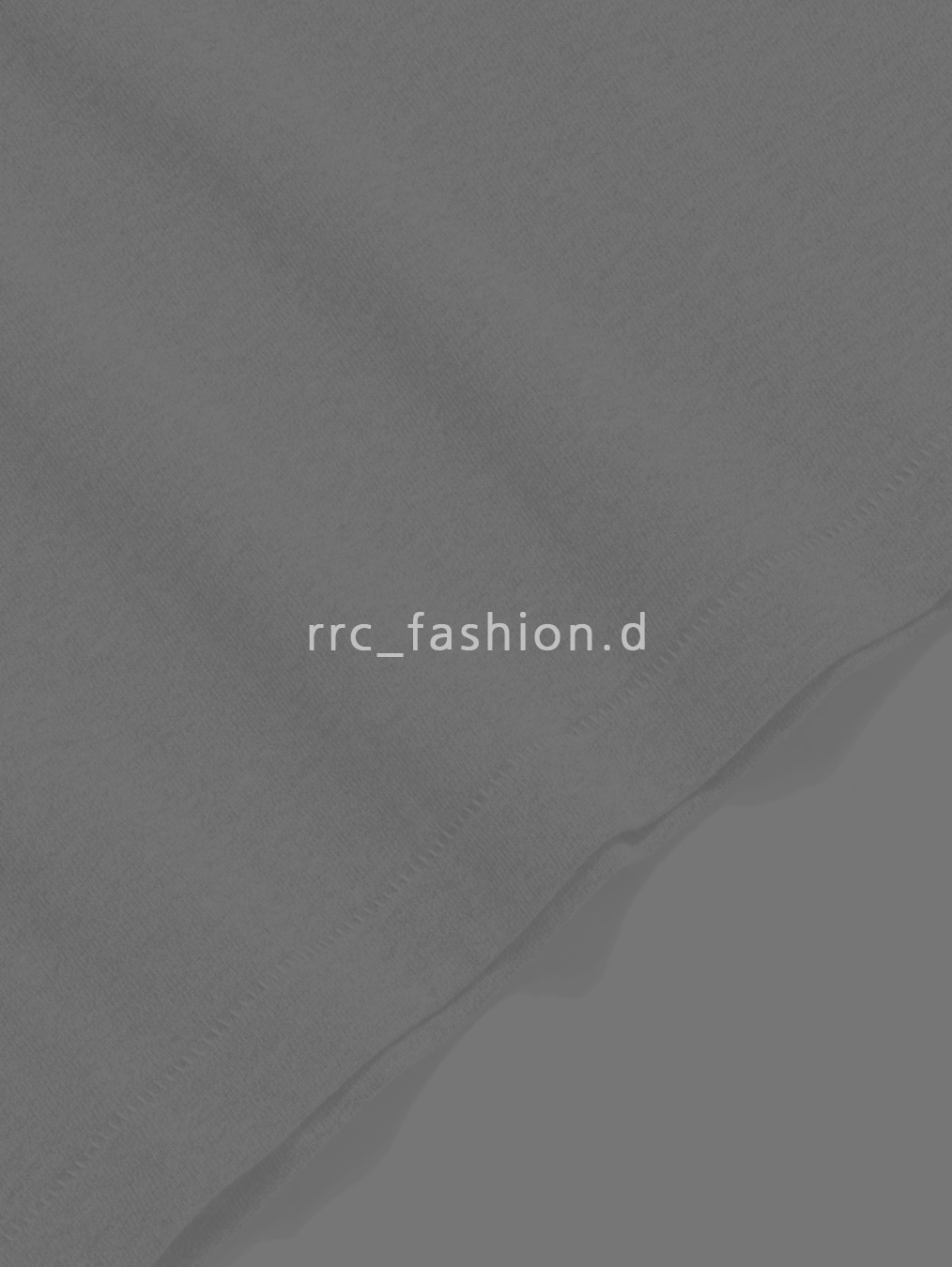 Nonnod Cropped V-Neck T-Shirt Grey 착용 스타일 - 10