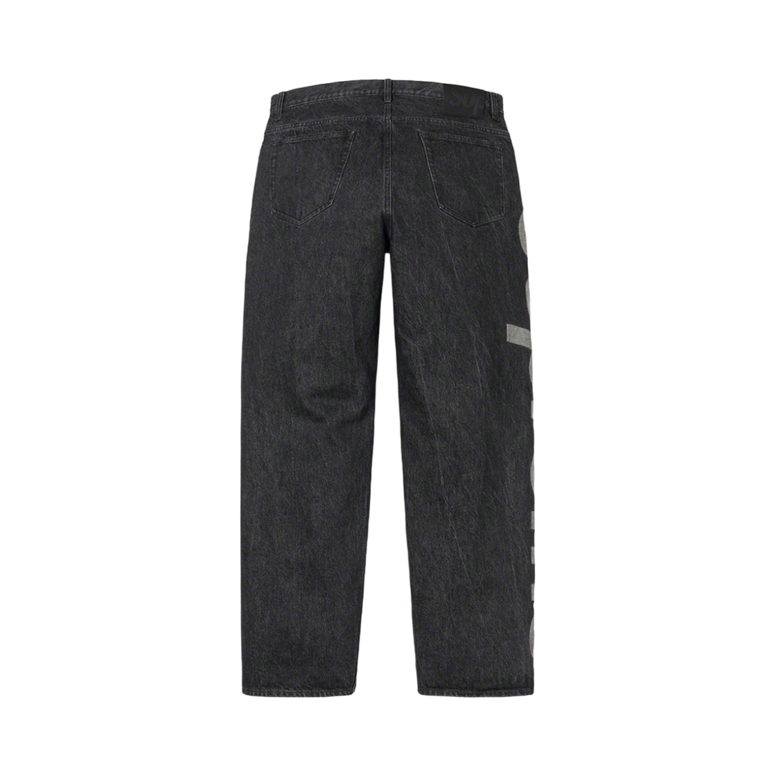 슈프림 인셋 로고 진 블랙 - 22SS(Supreme Inset Logo Jean Black - 22SS) - 3