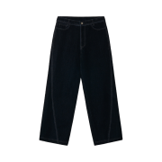 BLR Velvet Denim Side Line Pants
