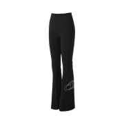BORN TO WIN Stroke B Boots Cut Leggings Black