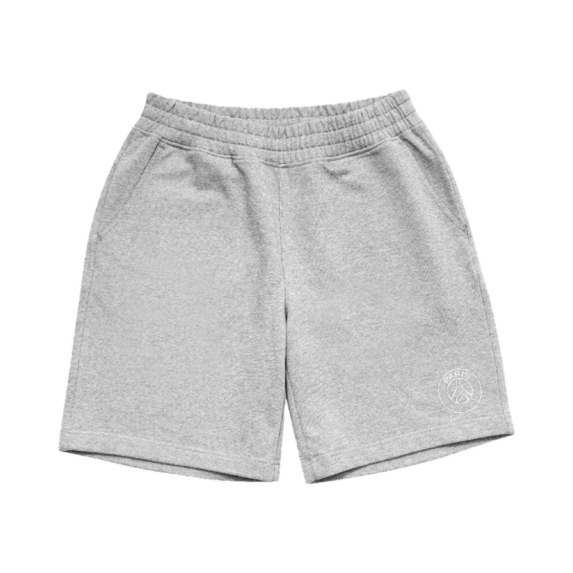 오버더피치 파리 생제르망 엠블럼 스웻 쇼츠 그레이(Over The Pitch PSG EMBLEM SWEAT SHORTS GRAY)