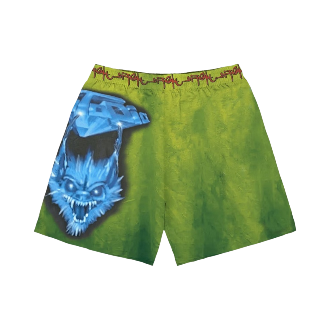 - Travis Scott Utopia Hyena Shorts Green