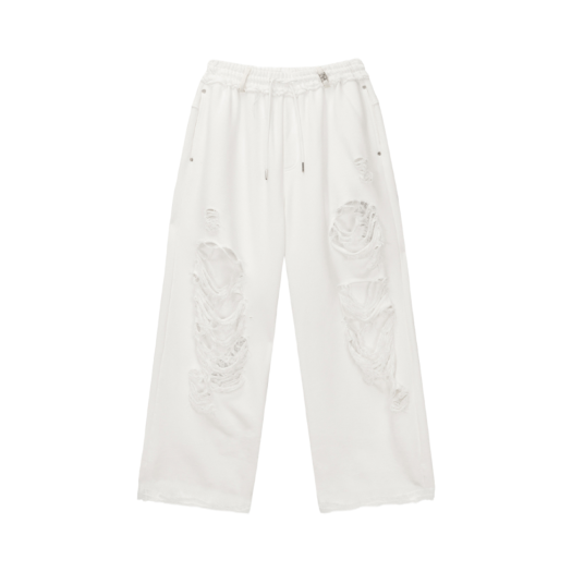【TREEMINGBIRD】送料関税込 ★Scratch Damage Wide Sweat Pants ☆TREEMING BIRD☆ Scratch Damage Wide Sweat Pants 4COLOR