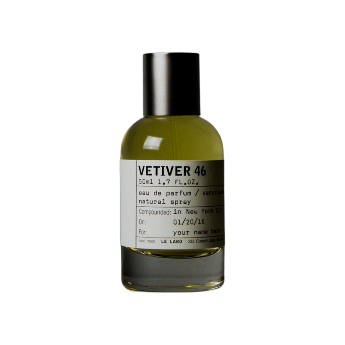 - Le Labo Vetiver 46 Eau De Parfum 50ml