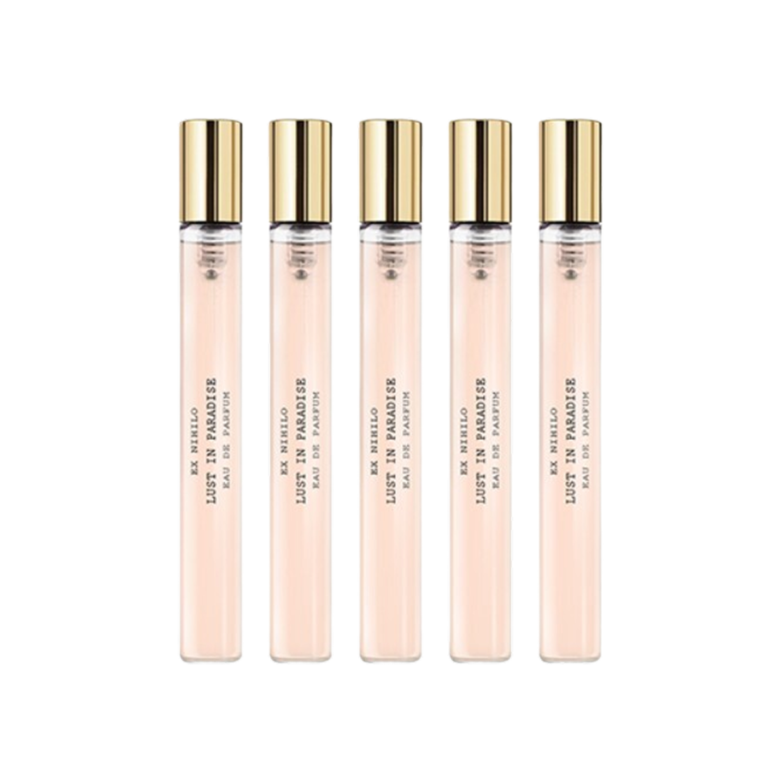 엑스니힐로 오 드 퍼퓸 트래블 세트 러스트 인 파라다이스 7.5ml x 5(Ex Nihilo Eau De Parfum Travel Set Lust In Paradise 7.5ml x 5)