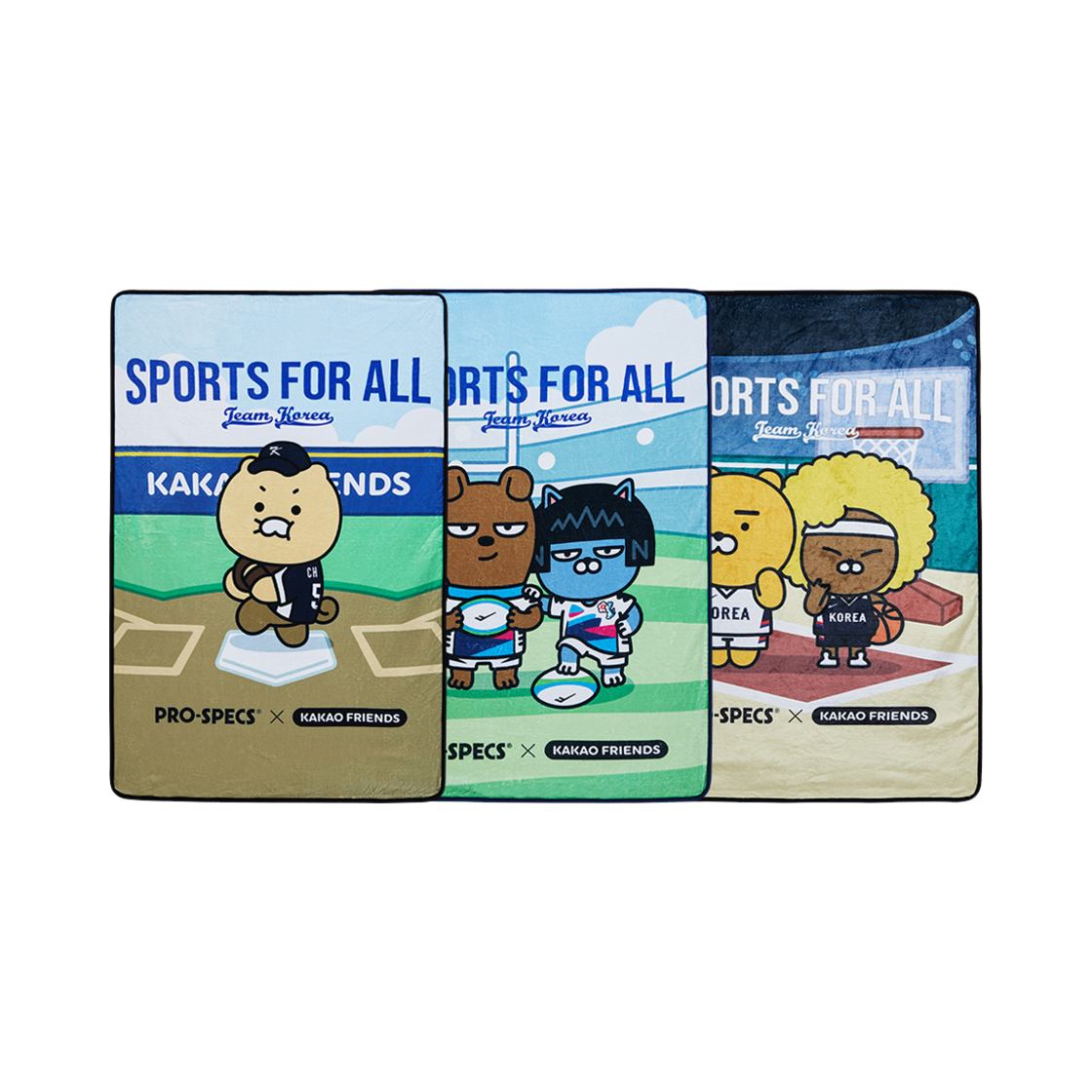 프로-스펙스 X 카카오프렌즈 팀코리아 무릎담요(PRO-SPECS X KAKAO FRIENDS Team Korea Blanket)