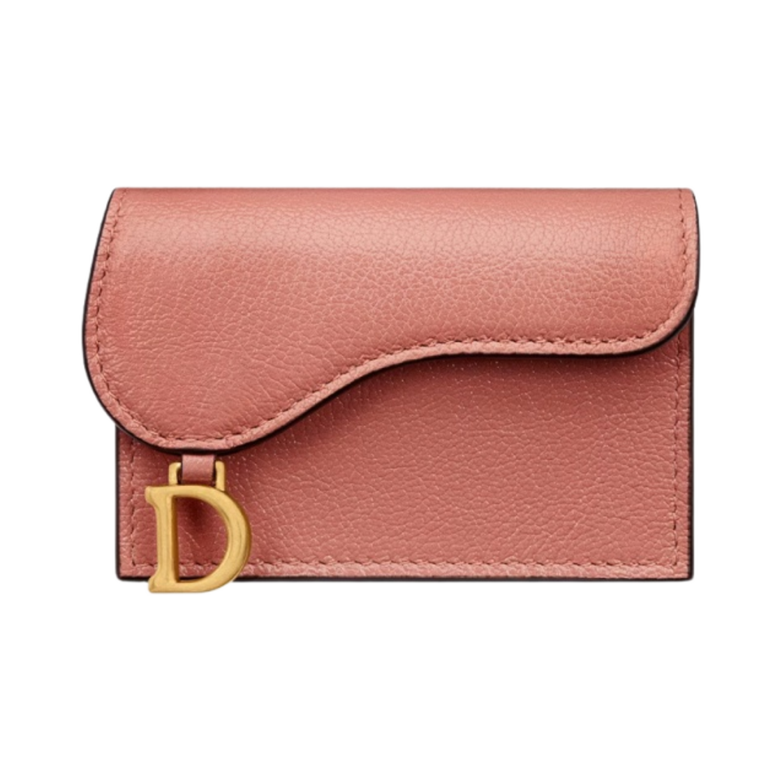 디올 고트스킨 새들 플랩 카드 홀더 이터리얼 핑크(Dior Goatskin Saddle Flap Card Holder Ethereal Pink) - 1