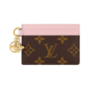 Louis Vuitton LV Charm Card Holder Monogram Rose Ballerine Pink