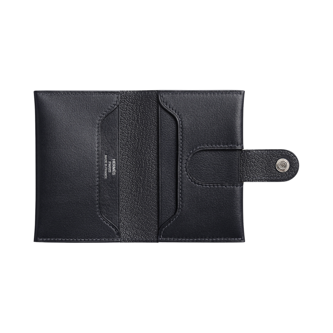 에르메스 R.M.S 카드 홀더 에버그레인 & 팔라듐 하드웨어 블루 인디고(Hermes R.M.S Card Holder Evergrain & Palladium Bleu Indigo) - 2