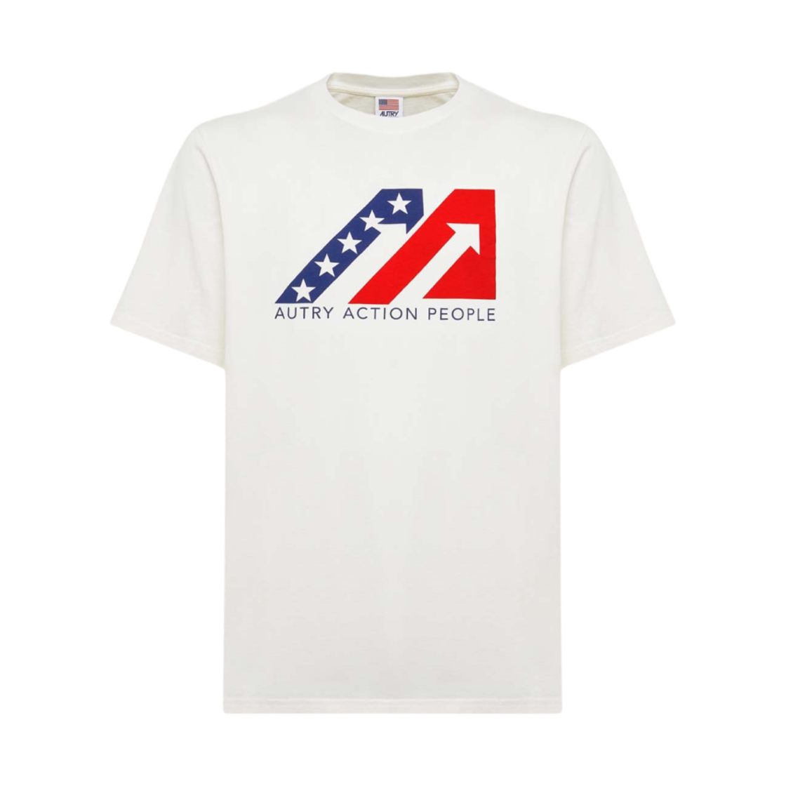 오트리 아이코닉 크루넥 티셔츠 화이트(Autry Iconic Crewneck T-Shirt White)