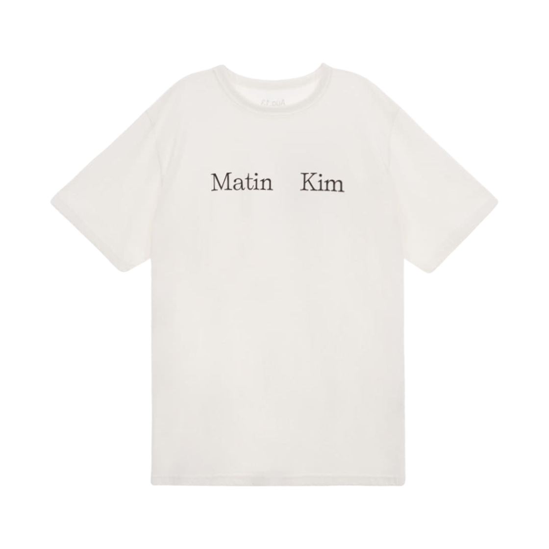(W) 마뗑킴 로고 티셔츠 화이트