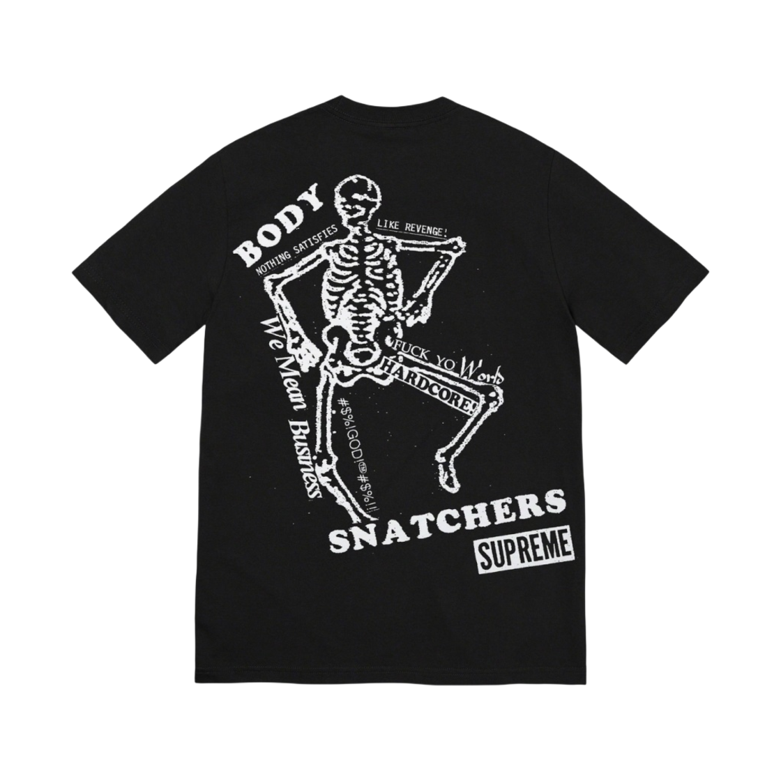 슈프림 바디 스내처스 티셔츠 블랙 - 23SS