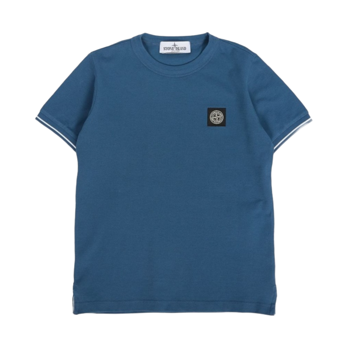 (키즈) 스톤 아일랜드 20748 티셔츠 로얄 블루 - 23SS((Kids) Stone Island 20748 T-Shirt Royal Blue - 23SS) - 1
