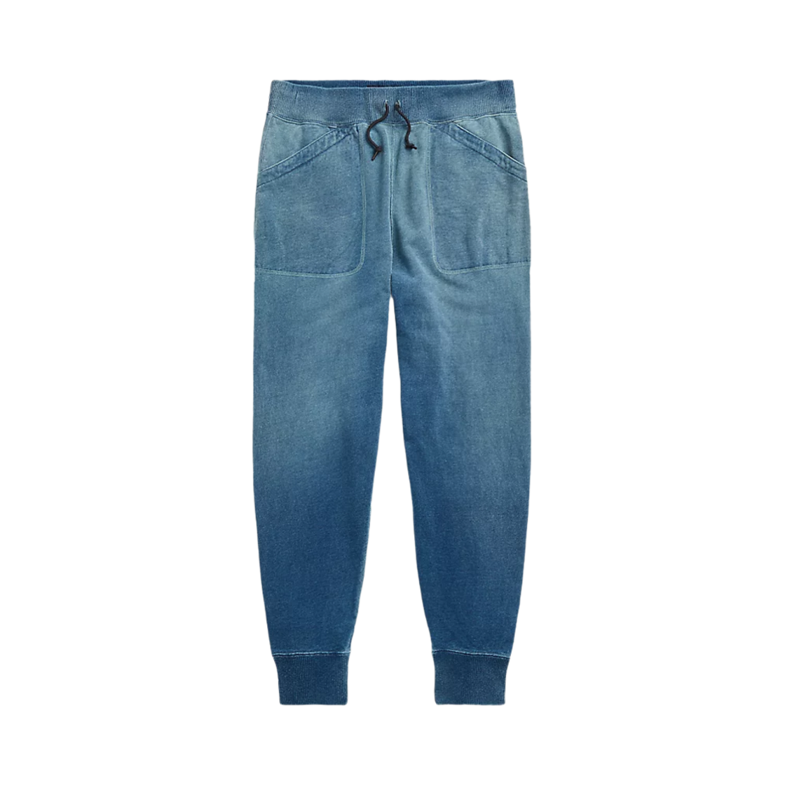 634440 Double RL Indigo French Terry Sweatpants Indigo Blue