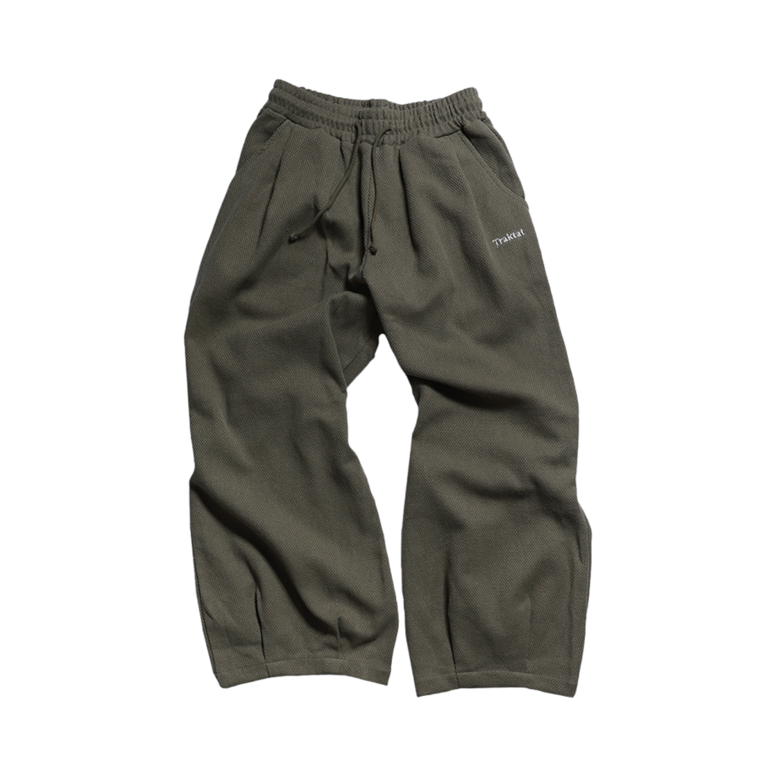 트락타트 굽은 갓길 팬츠 카키(Traktat Round Shoulder Pants Khaki)