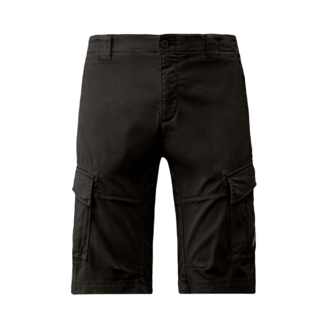 16CMBE116A005694G999 C.P. Company Stretch Sateen Cargo Shorts Black - 24SS