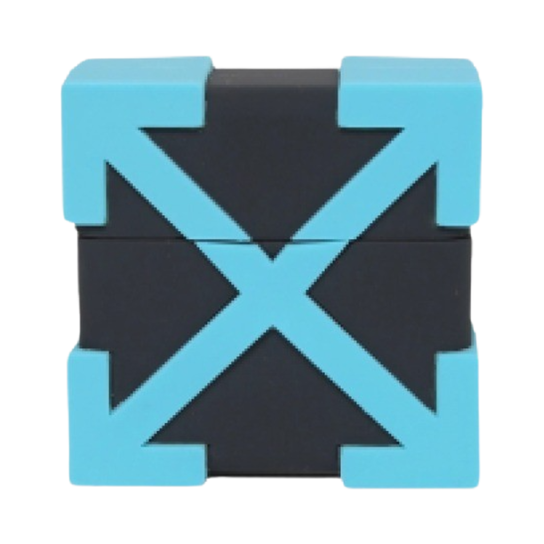 OMZG066S22PLA0014643 Off-White Arrow AirPods Case Dark Blue Cyan