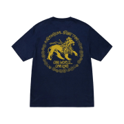 Stussy Ist Lion T-Shirt Navy