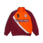 Supreme Equipe Half Zip Sweatshirt Dark Orange - 24SS