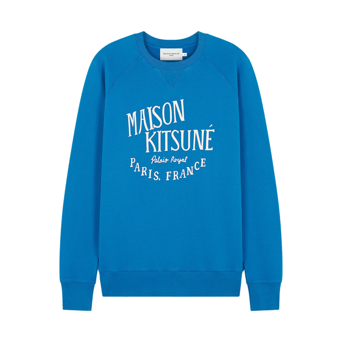 LM00306KM0001-P462 Maison Kitsune Palais Royal Classic Sweatshirt Sapphire