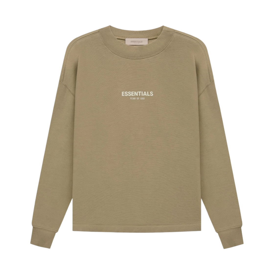 - Essentials Relaxed Crewneck Sweatshirt Oak - 22SS
