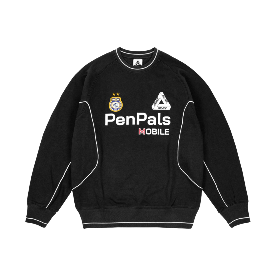 팔라스 펜 팔 크루 블랙 - 24SS(Palace Pen Pals Crew Black - 24SS)