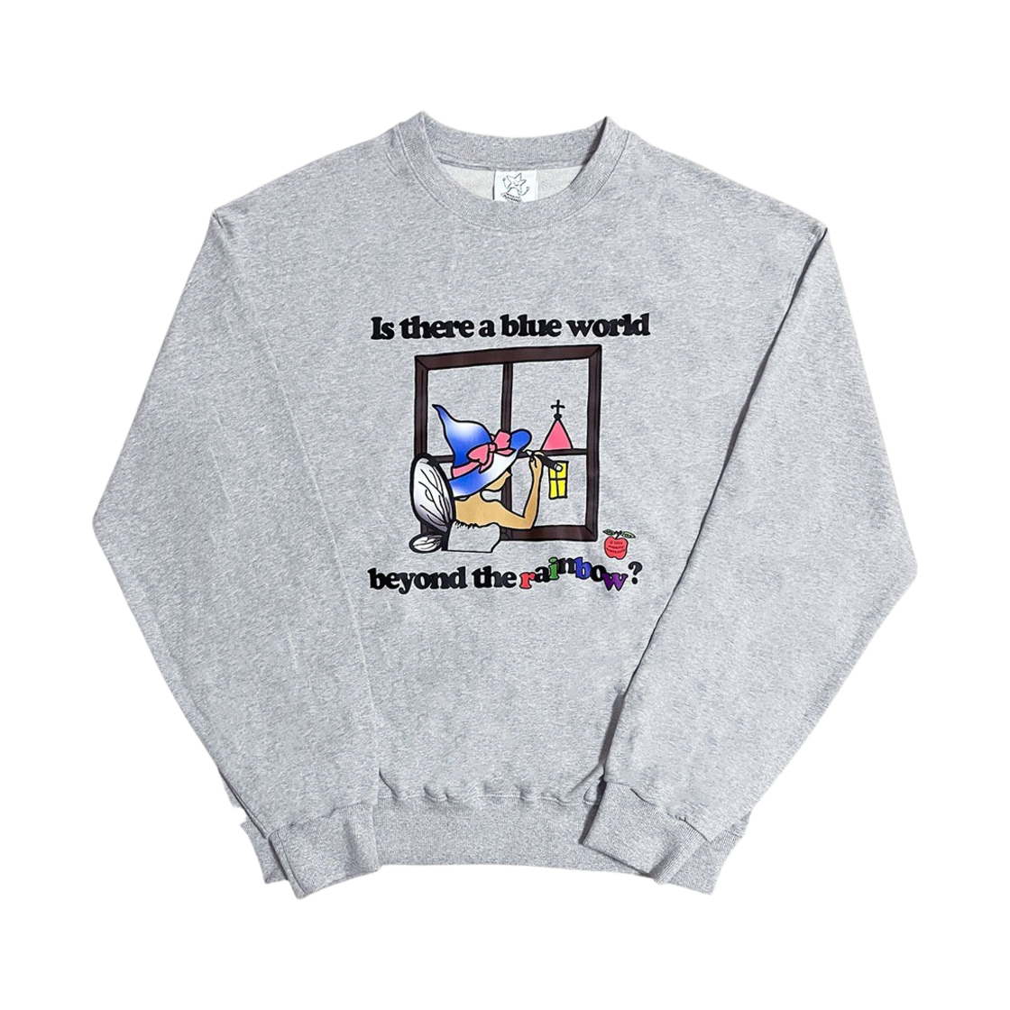 모스키토 머더러스 이즈 데어 어 블루 월드 비욘드 더 레인보우? 스웨트셔츠 그레이(Mosquito Murderers Is There A Blue World Beyond The Rainbow? Sweatshirt Gray)