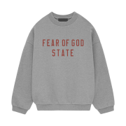 Essentials Fleece Crewneck State Dark Heather - 24FW