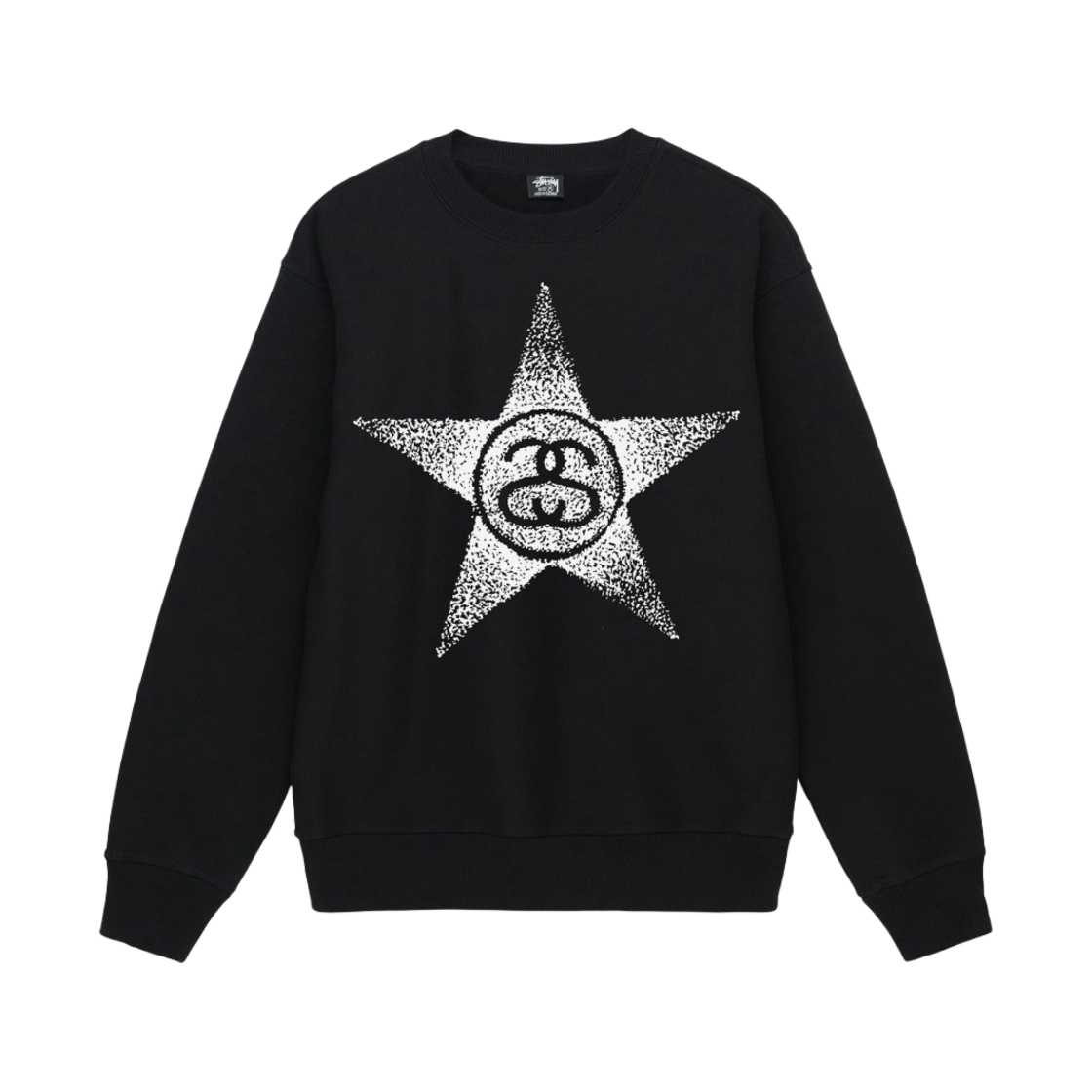 스투시 스타 크루넥 블랙(Stussy Stars Crew Black) - 1
