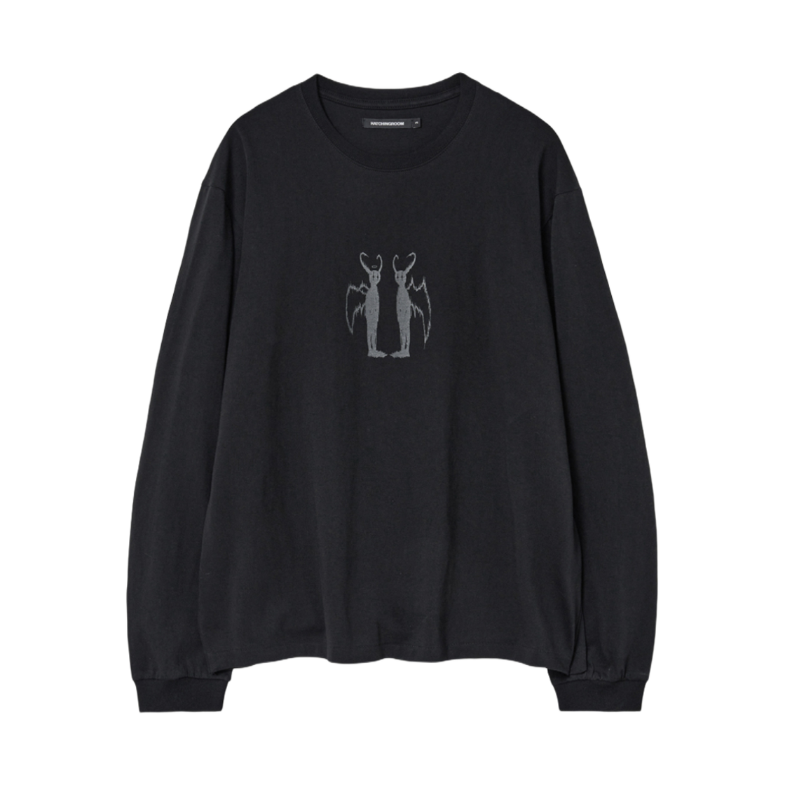해칭룸 데빌 앤 엔젤 티셔츠 블랙(Hatchingroom Devil & Angel T-Shirt Black) - 2
