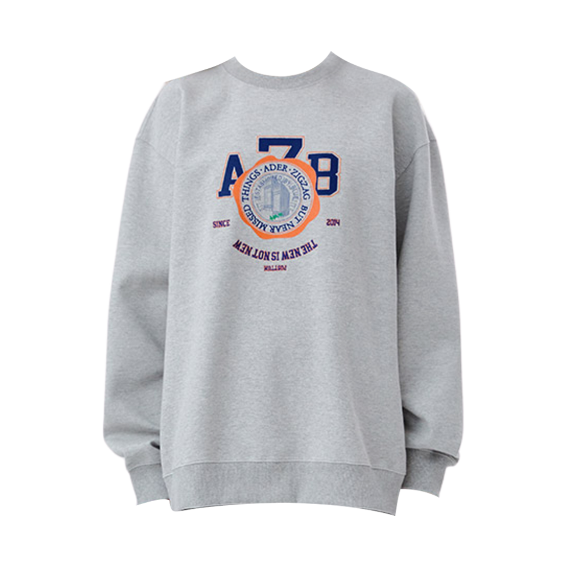 BKASSSW08GR Ader Error Posttum Sweatshirt Grey