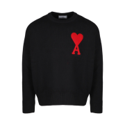AMI de Coeur Oversize Sweater Black - 20FW