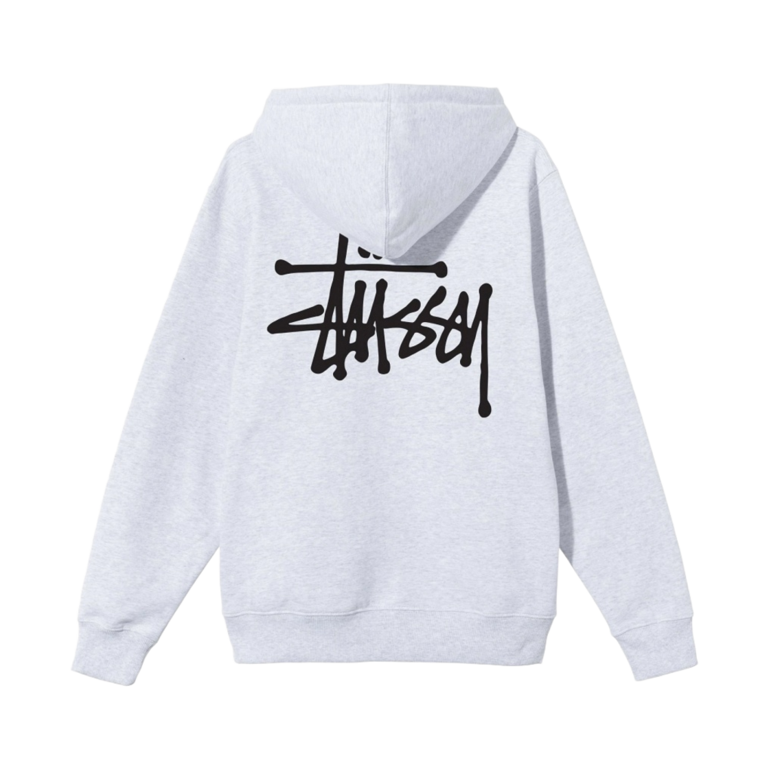 스투시 베이직 스투시 후드 애쉬 헤더 2021