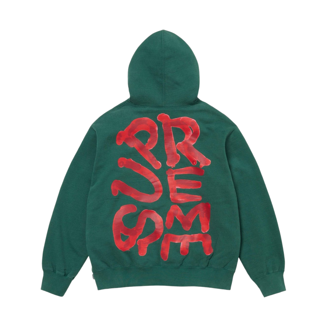 슈프림 페인트 후드 스웨트셔츠 다크 그린 - 24SS(Supreme Paint Hooded Sweatshirt Dark Green - 24SS)
