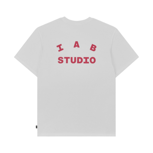 ☆送料無料☆ IAB STUDIO Striped T-Shirt ☆ 아이앱 스튜디오 도쿄 티셔츠 화이트 | IAB Studio | KREAM