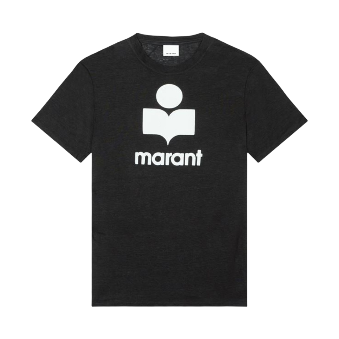 이자벨 마랑 카르만 로고 티셔츠 블랙 - 24SS(Isabel Marant Karman Logo T-Shirt Black - 24SS)