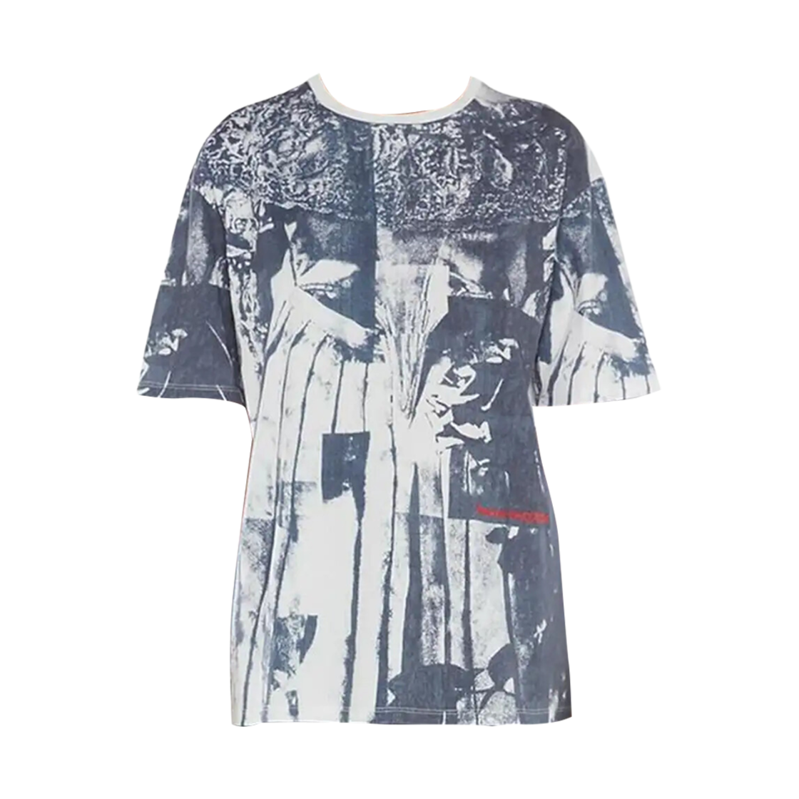 651868QZACO0903 (W) Alexander McQueen Art Printed T-Shirt Blue