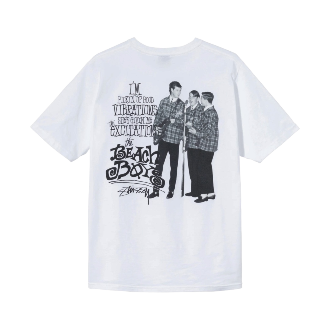 스투시 바이브레이션 티셔츠 화이트(Stussy Vibrations T-Shirt White) - 2