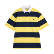 Coperni Striped Polo Top Yellow Blue - 25SS