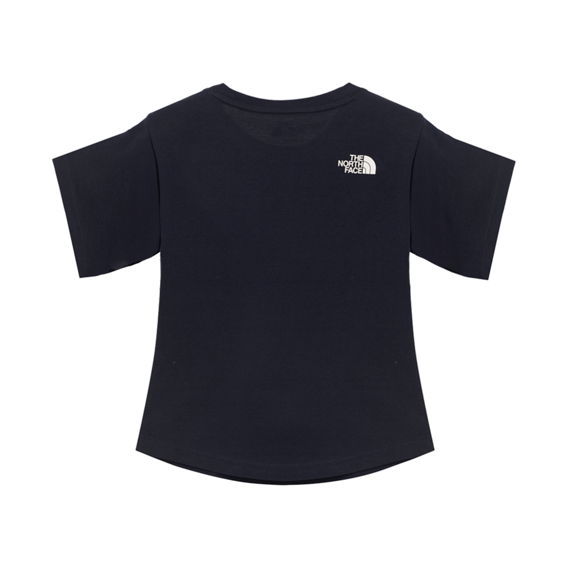 (W) 노스페이스 레터링 숏슬리브 라운드 티셔츠 다크 네이비 - 25SS((W) The North Face Lettering S/S Round T-Shirt Dark Navy - 25SS) - 2